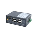 ISE5310D | 10-Port Unmanaged Industrial IEEE 802.3af/at POE Switch with Certificate of UL, CE , FCC, 2*100/1000 BaseX SFP Ports, 8*10/100/1000Base-T(X) RJ45 POE Ports, 48VDC(48‐57VDC) Input, Plug and Play, BSP