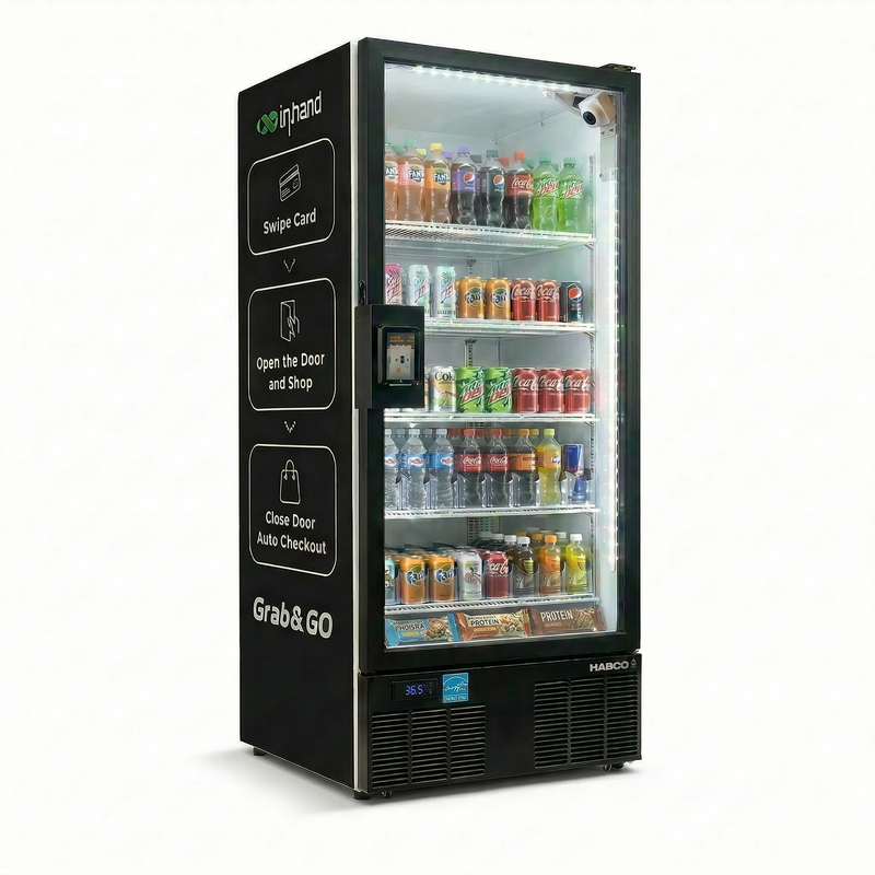 FV680 AI Smart Vending Machine - 680L Large Capacity Grab & Go