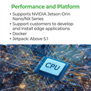 EC5550 AI Edge Computer | NVIDIA Orin NX 16GB | 100 TOPS Industrial Gateway