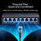 InHand ES220-8T 8-Port Unmanaged Gigabit Switch | Plug and Play Network Extender | Fanless Metal Casing for Business, Office & Home Network
