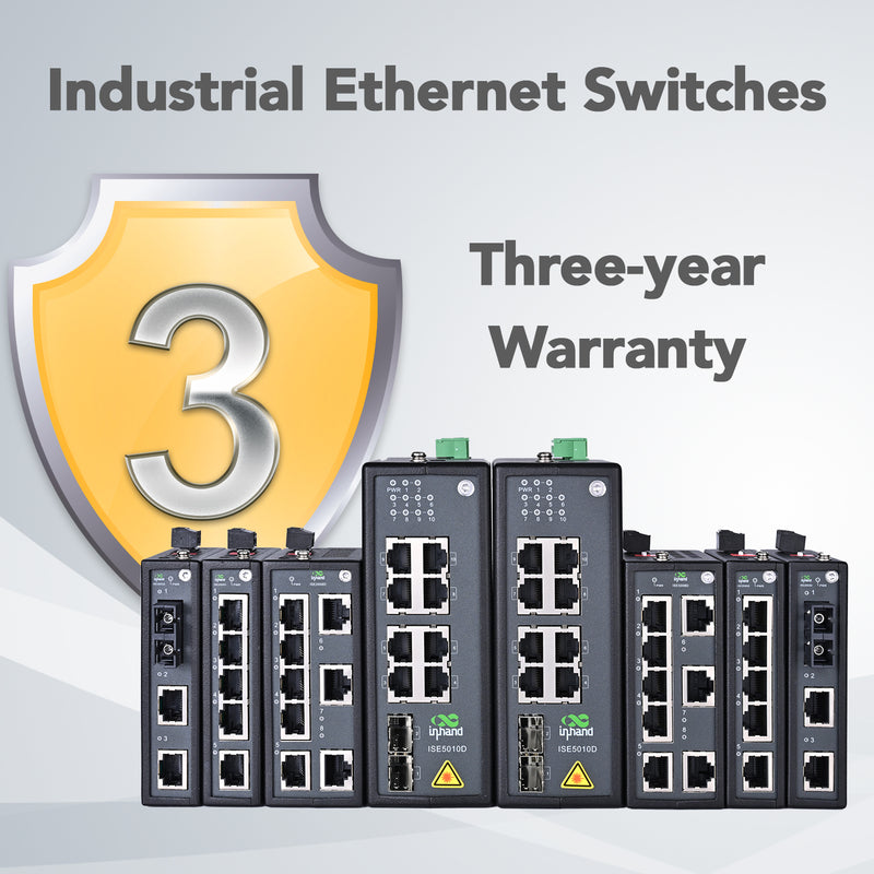 ISE2005D | 5-Port Unmanaged Industrial Ethernet Switch with Certificate of UL, CE, FCC, 5*10/100 Base-T(X) RJ45 Ports, DIN-Rail Mounting, 2-Pin Anti-Reverse Terminal, QoS, BSP