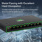 InHand ES220-8P-1T 9-Port High-Power PoE+ Unmanaged Switch | 8 PoE Ports with 120W Total Output | Fanless Metal Case for High-Density CCTV & AP Deployment