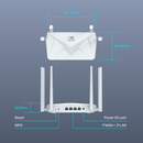 InHand Networks AX3000 Wi-Fi 6 Router, Dual Band Gigabit Wireless Router, WPA3 Security, IPv6, Parental Controls, Guest Network, 160MHz, 1024-QAM, MU-MIMO, OFDMA, Low Latency for Home or Office
