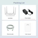 InHand Networks AX3000 Wi-Fi 6 Router, Dual Band Gigabit Wireless Router, WPA3 Security, IPv6, Parental Controls, Guest Network, 160MHz, 1024-QAM, MU-MIMO, OFDMA, Low Latency for Home or Office