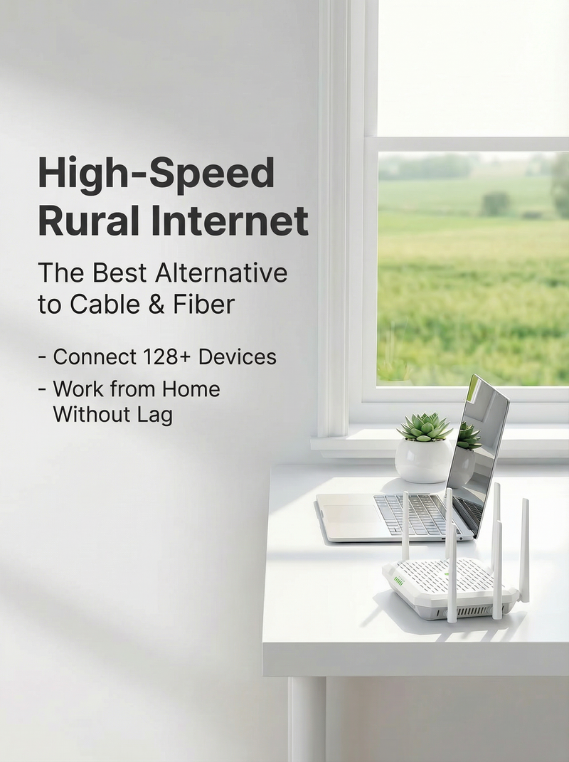 InHand Networks FWA12 5G Router | Wi-Fi 7 | AI-Powered Cloud Managemen