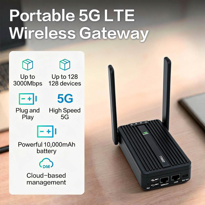 CR602 5G Router for Live Streaming & Business | Wi-Fi 7 & 15-Hour Batt ...