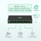InHand ES220-8P-1T 9-Port High-Power PoE+ Unmanaged Switch | 8 PoE Ports with 120W Total Output | Fanless Metal Case for High-Density CCTV & AP Deployment