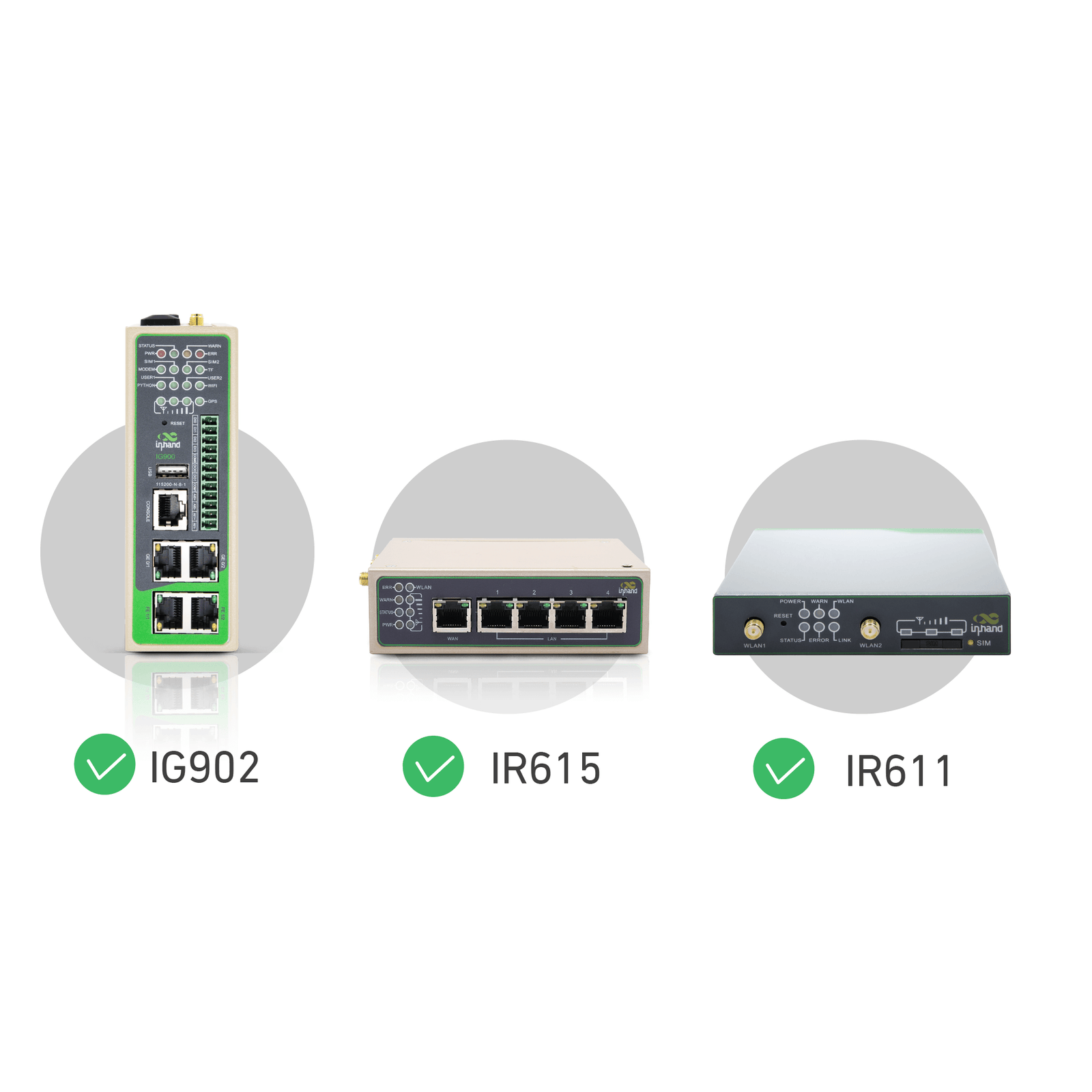 Inhand Router Ir615 12V-1A 7 Power Adapter Compatible with IR611/IR615/IG902 – InHand Networks