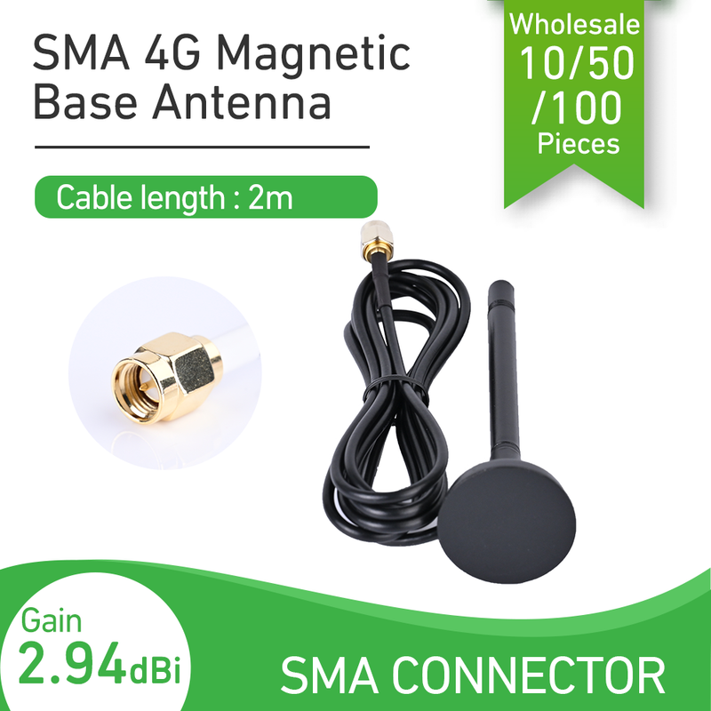 Antenna Wi-Fi 12dBi 2,4G/5,8G 4G LTE RG174 cavo spina SMA con Antenna Wi-Fi 12dBi 2,4G/5,8G 4G LTE RG174 cavo spina SMA con