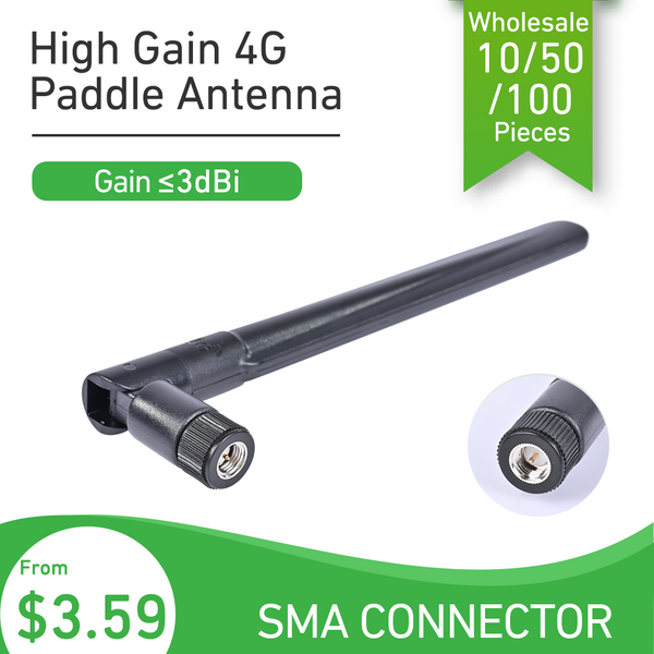 High Gain Omnidirectional 3dBi SMA-J 4G Paddle Antenna