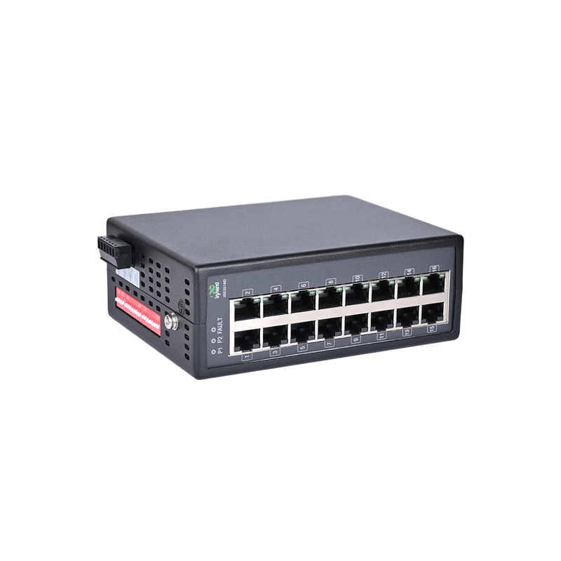 ISE2016D 16-Port Unmanaged Industrial Ethernet Switch 16*10/100 Base-T(X)